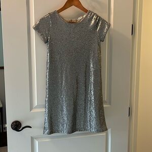 Sparkly Silver Party Dress